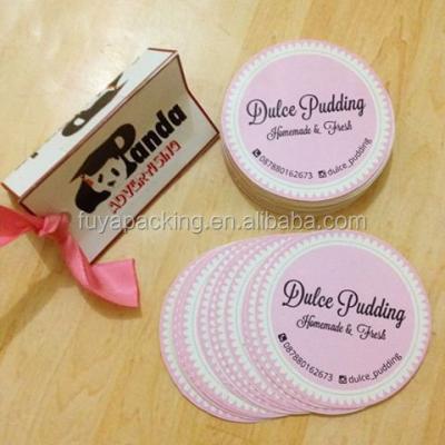 China Waterproof Roll Kraft Paper Cardboard Label for sale