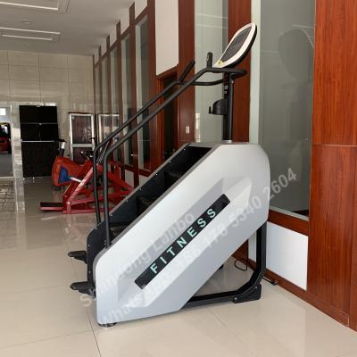 China 150kg Gymnasium Fitness Equipment Stair Climbing Steeper Running Cardio Machine Climber Head Stair Machine for sale