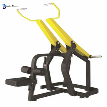 China 3mm Steel Pipe Plate Loaded Strength Muscle Training Equipment Seated Pull Down for sale