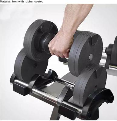 China Unified Weight Adjustable Dumbbell Dumbbell Set Universal Urethane Automatic 40Kg Water Filled Weight Lifting Dumbell Equipment Gym for sale