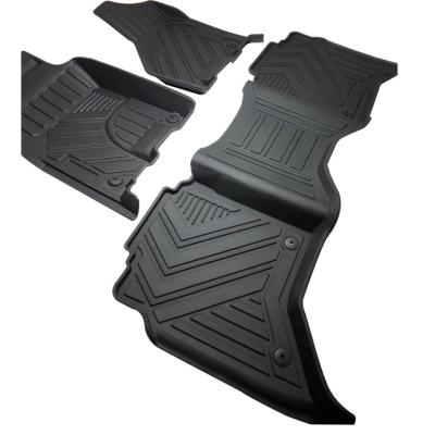 China Best Selling Factory-direct Parts Anti-scuff Off-Road Mat Set Waterproof Floor Mats 4 Doors Rubber Car Mats For RAM 1500 for sale