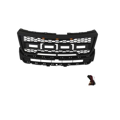 China Hot Sale Off Road Parts ABS Factory-direct Grill With LED Replacement Black Front Grill For Explorer 2016-2018 Painting for sale