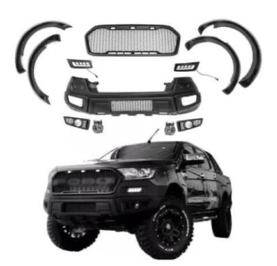 China Fittment 2012-2015 Full Front Bumper Kits Upper ABS Style Raptor Body Kits For Ranger T7 Body Kits For Car Accessories for sale