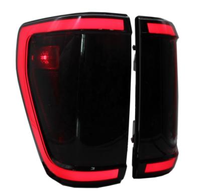 China High Quality Accessories High Quality Parts Smoke LED Replacement Dark Rear Light ABS Tail Lamp For F150 2021 for sale