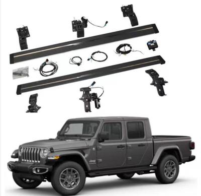 China Factory-direct Popular 4X4 Aluminum Alloy Electric Running Boards For JL Replacement ABS Side Steps For Wrangler jk for sale