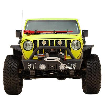 China newest off-road steel Factory-direct Front Bumper For JL Front Bumper Guard For Wrangler JK 2007-2019 from aftermarket parts for sale