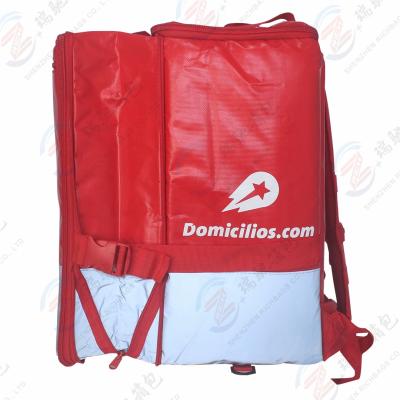 China Large Waterproof Custom Logo Pizza Backpack Insulated Food Delivery Cooler Bag For Bike Motorcycle for sale