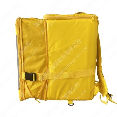 China Motorcycle Waterproof Classic Durable Bike Design Walmart Waterproof Heater Insulated Large Thermal Bag Cooler Backpack Food Delivery Bag for sale