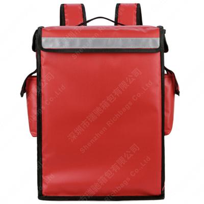 China Wholesale Waterproof Cooler Backpack Pizza Factory Thermo Bags Insulated Bicycle Bike Food Delivery Bag for sale