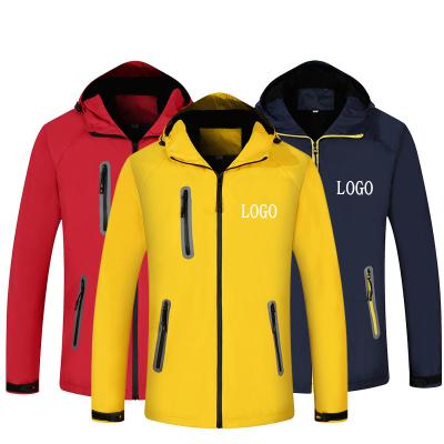 China OEM Men's Breathable Custom Lightweight Delivery Jackets Printed Food Delivery Anorak Jacket for sale