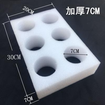 China High Quality Recyclable/Shockproof/Waterproof/Eco-friendly Custom Sheet Protective Packaging Molded Epe Foam Inserts Drink Cup Holders for sale