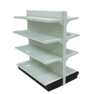 China Double Sided Customized Retail Store Gondola Island Shelving Unit for sale