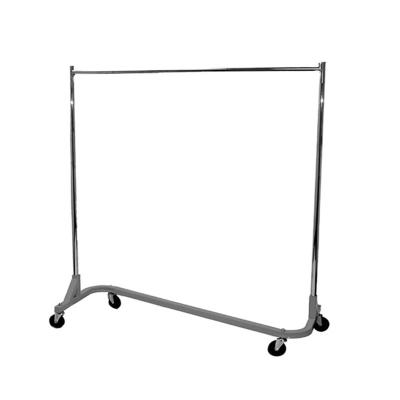 China Customized Corrosion Protection Clothing Store Metal Display Garment Rack for sale