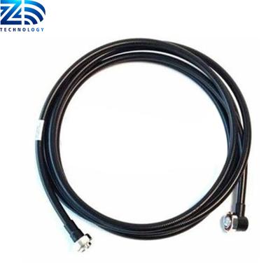 China TELECOM RF Jumper Cable MINI DIN 4.3-10 Male Right Angle To DIN-Male Connector With 1/2 Super Flexible Cable for sale