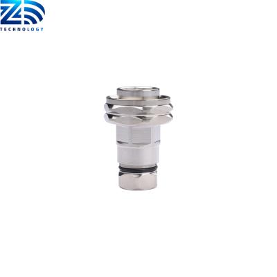 China RF Din 7 /16 Male Straight Corrugated For 1/2 RF Coaxial Feeder for sale