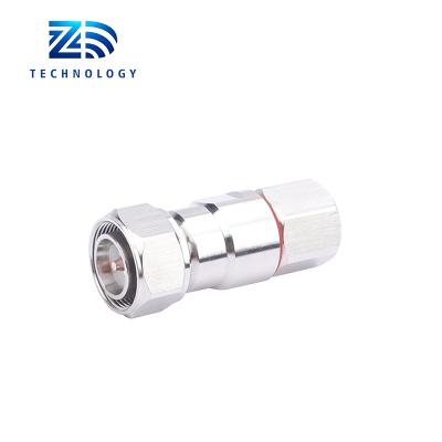 China RF Connector Corrugated Connector MALE 4.3-10 For 1/2 Cable Cooper ZD-CN-MM-CF12 for sale