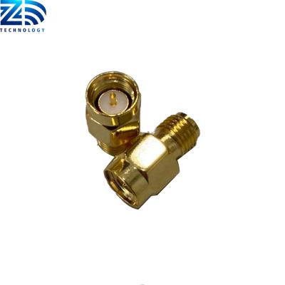 China Stainless Steel Coaxial RF SMA Male To Female Coaxial Type SMA Female Adapter Male RF Sma Adapters for sale