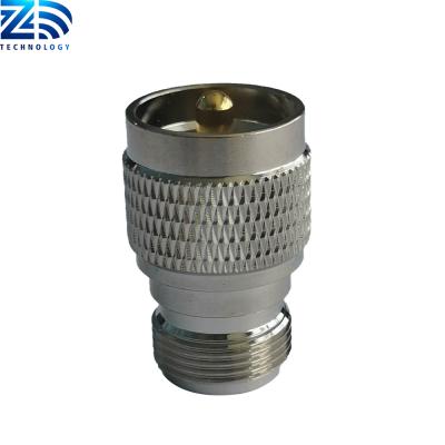 China Hot Sale 2021 UHF RF UHF Coaxial Male To Female Straight N Connector Adapter for sale