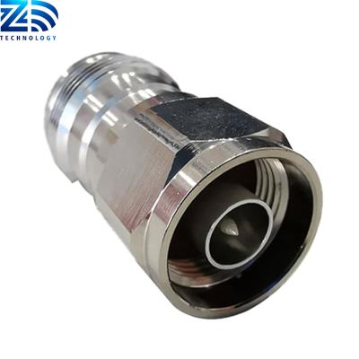 China RF Coaxial Connector Mini Din 4.3-10 Male to Female Mini Din 4.3-10 Adapter for sale