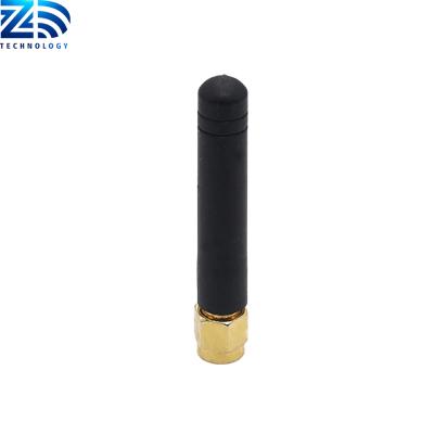 China 800 900 1800 MHz GSM Straight Connector SMA Male Plug Straight Connector Rubber Directional Antenna ZD-TA-820-SMAR-50 for sale