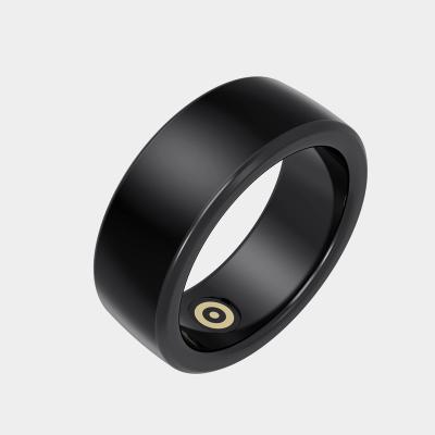 China Smart Touch Screen Health Tracker Ring Health Monitor Blood Pressure Heart Rate Detection Rings With OEM Service for sale