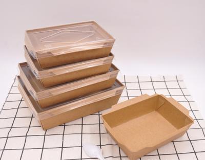 China Disposable Container Paper Box Paper Food Disposable Takeout Box for sale