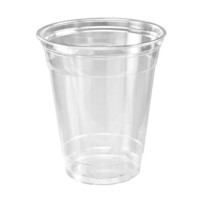 China Restaurant Hotel 8oz Crystal Clear PET Plastic Cups Party Mugs for sale