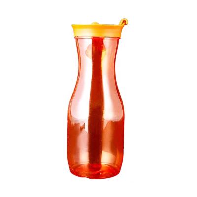 China Large Sustainable Water Jugs Plastic Bottles With Flip Top Party Lid For Wedding Outside Juice Cup Bottle for sale