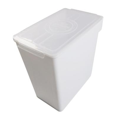 China Rice Storage Container - Cereal Container Bin + Airtight Sealed Lid + 5 Pounds Capacity - Various Grain Container Dispenser Size for sale