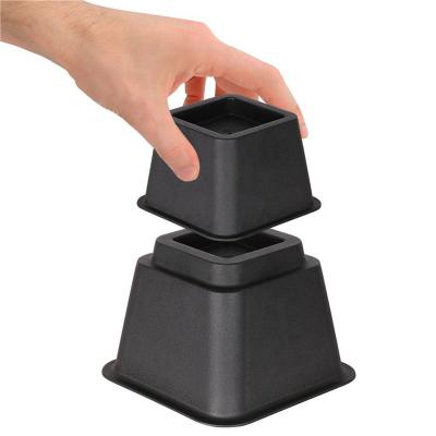 China Good Quality Contemporary Plastic Furniture Leg Risers Blocks for sale