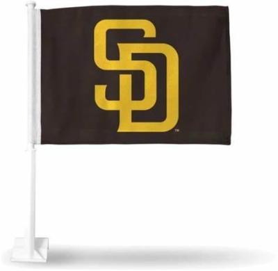 China San Diego Padres Polyester Printed Car Flag Flying Banner Included Poles for sale