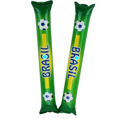 China Fans cheering LOGO Inflatable Bam Bam Thunder printed wholesale sticks person cheering sticks for sports games for sale