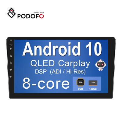 China ADI/HI-Res: 192khz/32bit ADI/HI-Res: 192khz/32bit Podofo 8 Core 8+128GB Car Radio 8+128GB Voice 2 Din Android Carplay DSP Auto Rentals DAB+ 8+128GB 10.1