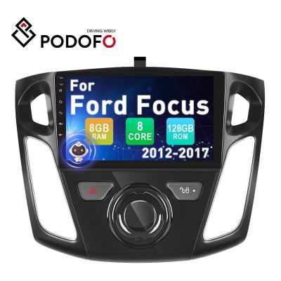 China GPS Podofo 8+128G Android 10 GPS Carplay/Android Auto/AI/GPS/Wifi/BT/4G/ADI/HI-Res Din 9