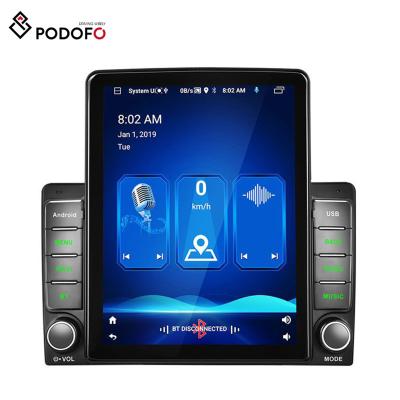 China GPS Podofo Android 9.1 Car Stereo Universal GPS Podofo Android 9.1 Stereo Car Radio GPS Navigation Autoradio GPS Navigation Split Screen Vertical 9.5