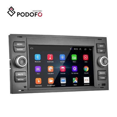 China GPS Car Radio GPS Podofo Android 8.1 7 Inch Car Video Recorder For Ford/Connect/Fiestas/Transit/Focus (No Canbus) for sale