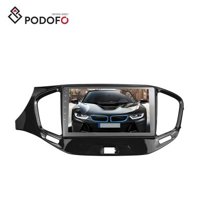 China Android 9.1 IPS 2din Split Screen GPS Podofo Car Radio Multimedia GPS Navigation DVD VCR For LADA/VESTA 2015 2016 2017 2019 for sale