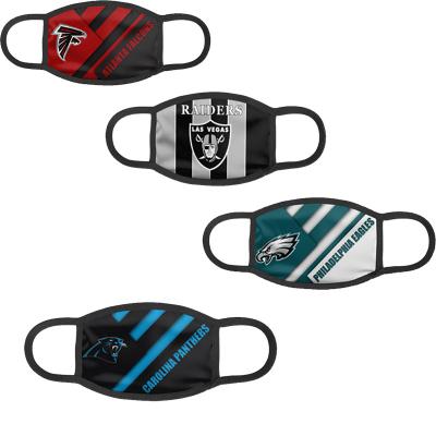 China 2021 Popular Adult NFL Football Sports Maskes Face Teams 32 Dustproof Washable Mask Customized Logo 3D Cotton Printed Maskes for sale