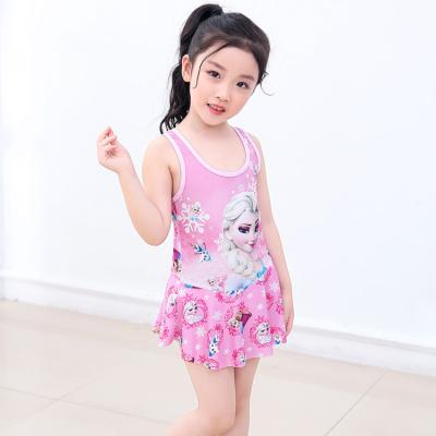 China 2021 Breathable Cartoon Print Swimsuits One-Piece Summer 1PCS Girl Kids Swimwear Baby Swimsuits Beach Wear for sale