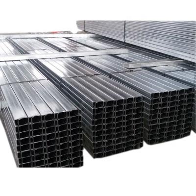 China Steel Construction Etc Channel Purlin Price s235jr ss400 st37 80*40*20mm 100*40*20mm C per kilogram for sale