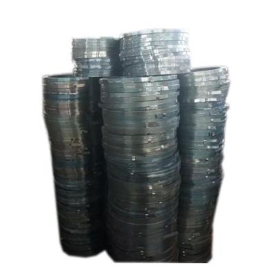 China q235 0.8mm 0.6mm thickness cheapist blue tape packing steel packing tape HS code for sale