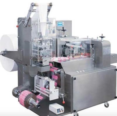 China Factory Disposable Wet Wipes Making Machine Cloth Wet Wrapping Machine Made In China for sale