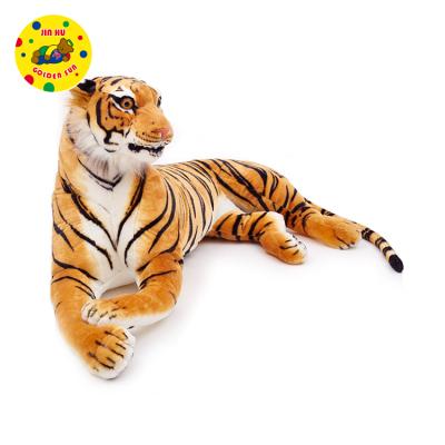 China Gift Or Promotion Customized Sizes Realistic Stuffed Plush Tiger Toy for sale