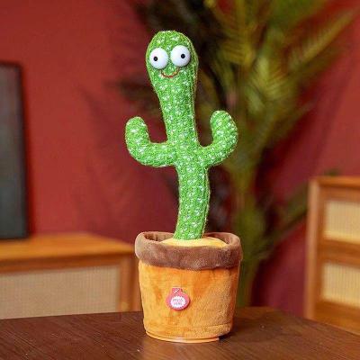 China Promotion Gift or Hot Sale Stuffed Toys Singing To Kid Gifts Funny Dancing Cactus Plush Toys Kids Toys for sale