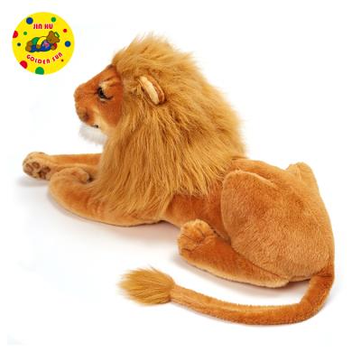 China Reallike Wild Plush Gift Or Promotion OEM ODM Life Lion Animal Stuffed Fabric Plush Animal Toy for sale