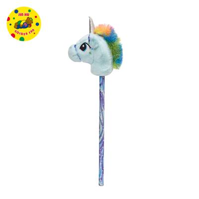 China 2021 new colorful gift or promotion hobby horse stick with realistic healthy and galloping horse for sale