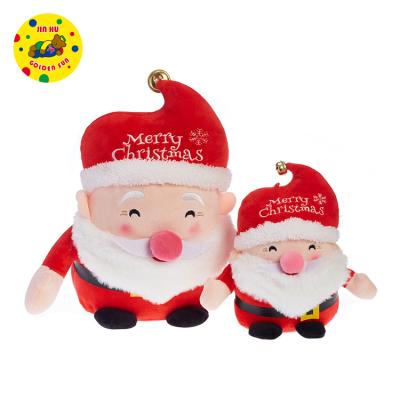 China Christmas Gift Or Promotion Santa Doll Mini Plush Ornaments Customized Soft Stuffed Toy for sale