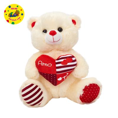 China Gift Or Promotion Cotton Soft Cheap Cute Lovers Bear Plush Toy Large Stuffed Animals For Wedding for sale