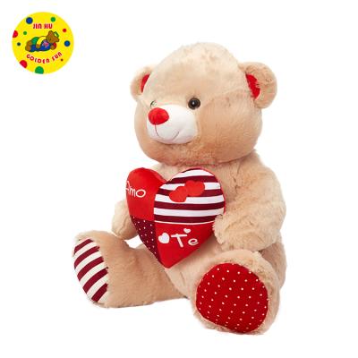 China Soft Stuff Valentine Day Bear Small Plush Teddy Bear Gift or Promotion Red Heart for sale