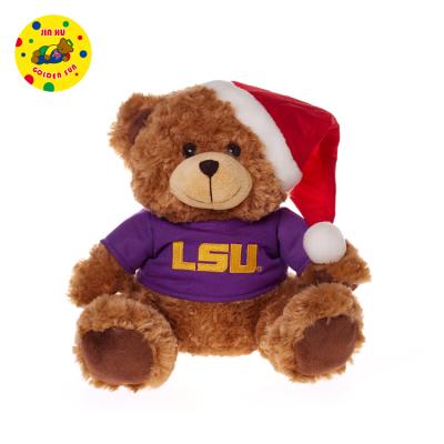 China Custom Cute Gift Or Promotion OEM Christmas Teddy Bear Toys Stuffed Plush Toy Gifts for sale